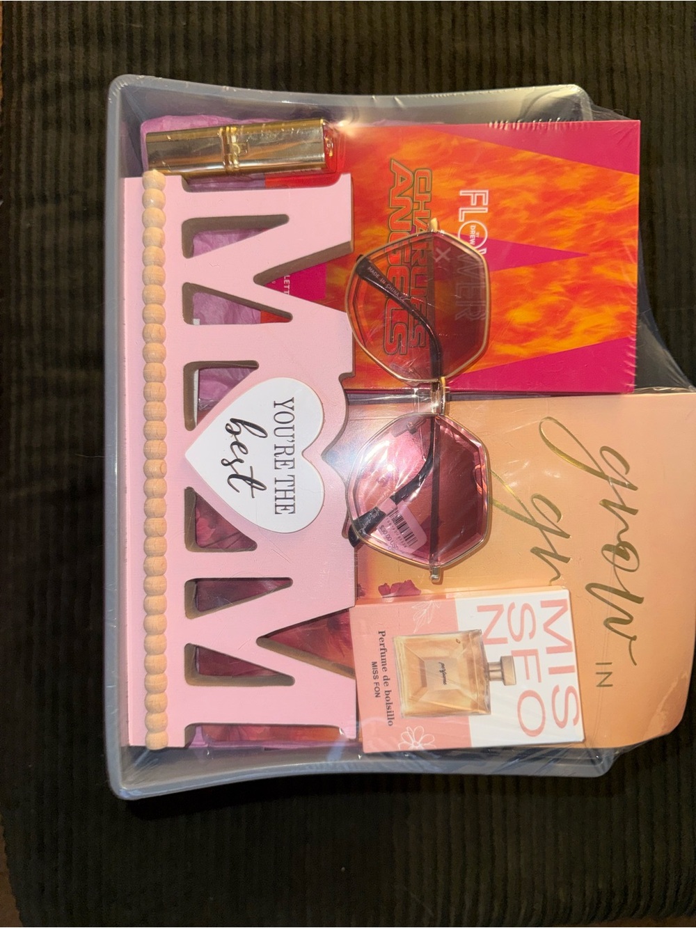Mother’s Day baskets, all different prices, all different colors and designs